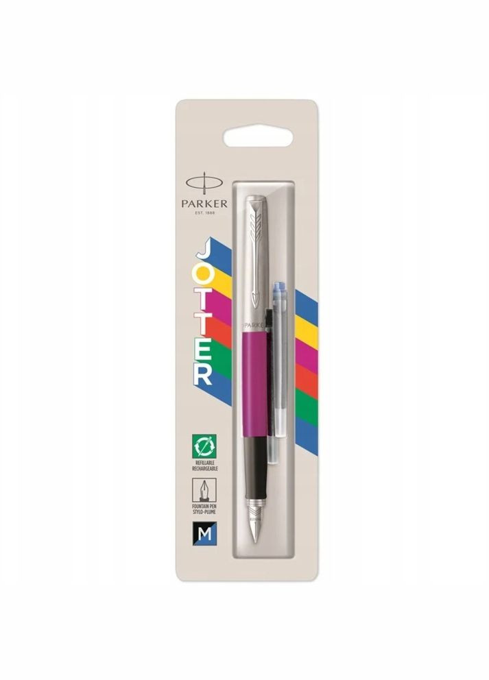 Пір'яна ручка Jotter 17 Plastic Pink CT FP M 15 516 Parker (317303415)
