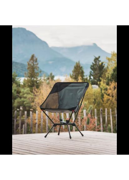 Складное Кресло Кемпинга (Пикника) до 110кг Высота 25см Синий Quechua (335052801)