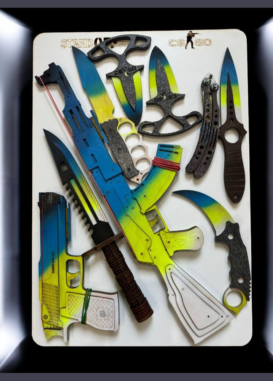 Набор деревянного оружия №3 с CS:GO Standoff 9 шт Набор деревянного оружия №3 с CS:GO Standoff 9 шт No Brand (330774817)