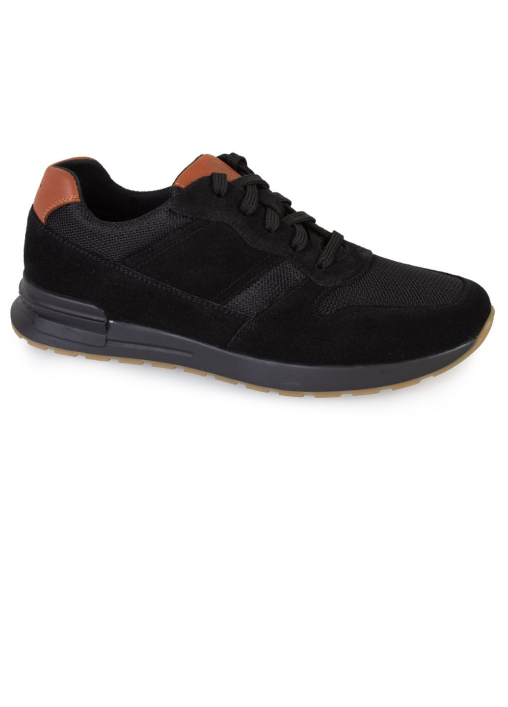 Черные демисезонные кроссовки мужские бренда 9200446_(1) ModaMilano