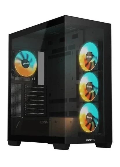 Корпус C500 PANORAMIC STEALTH, Black, Mid Tower, без БП, для ATX / Micro ATX / Mini ITX, Type-C / 2xUSB 3.0, макс. CPU - 176 мм Gigabyte (382645614)