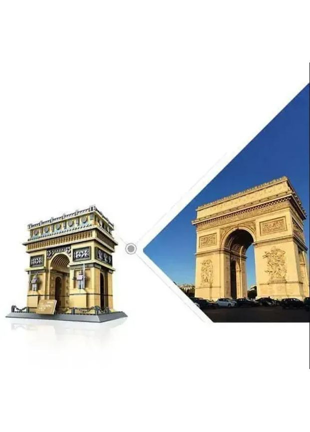 Дитячий конструктор Архітектура Тріумфальна арка Парижа 1391 деталь (5223) Wange (365876346)