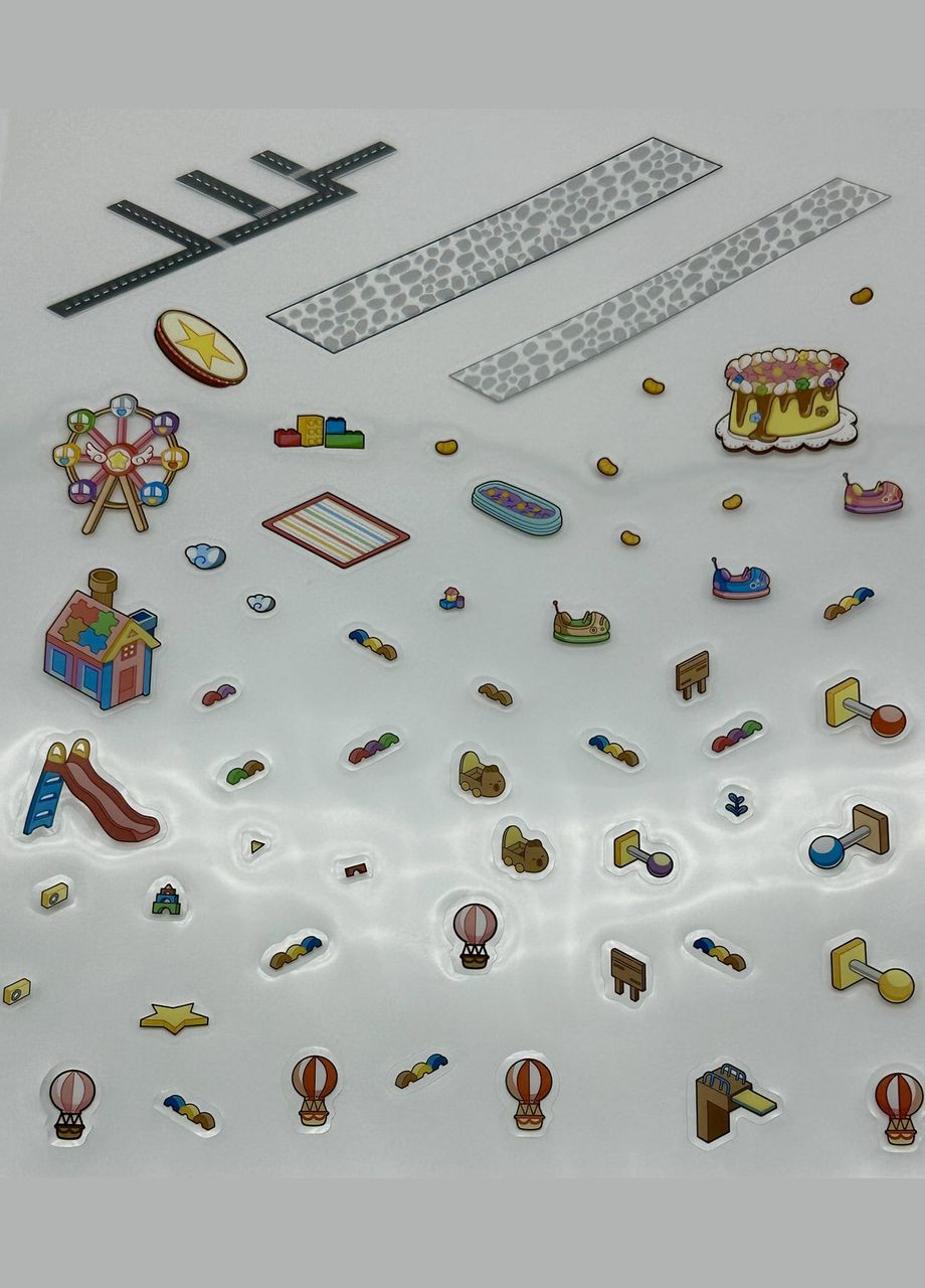 Великий румбокс – наклейки, набір для творчості "Веселий парк розваг" No Brand (328958157)