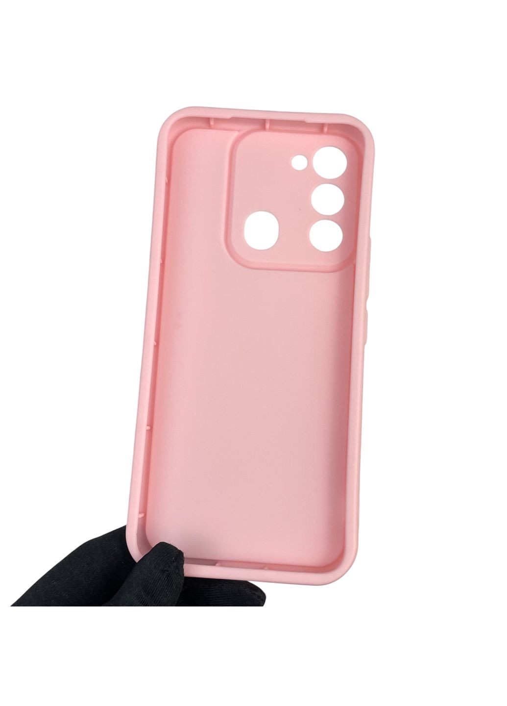 Чехол силиконовый Soft Touch с 3D принтом для Spark Go 2022 (KG5m) розовый (Полная защита камеры) Tecno (371653029)