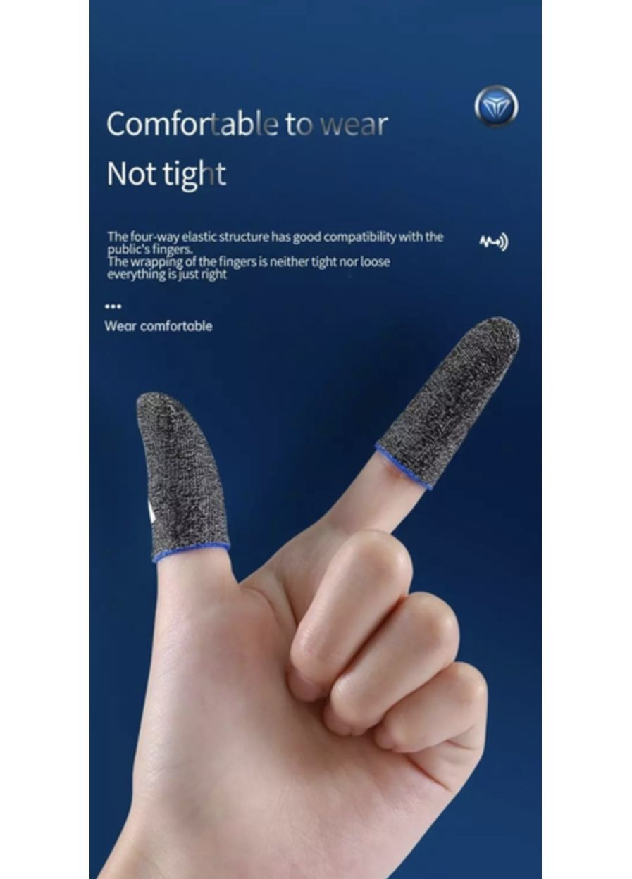 Кіберспортивні сенсорні напальчники для ігор на телефоні CoD Garena Free Fire Fifa (геймпад тригери курки) 4 шт Рожевий REO (360547120)