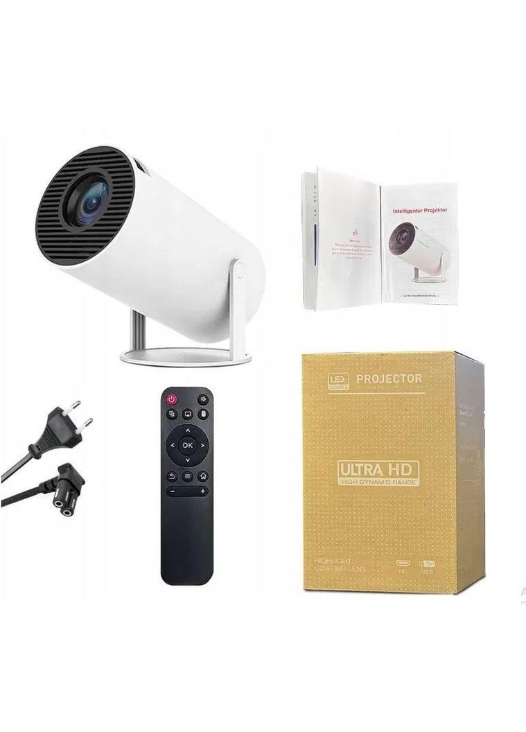 Проектор HY300 Pro White 4K, домашній кінотеатр Magcubik Magcubic (354224285)