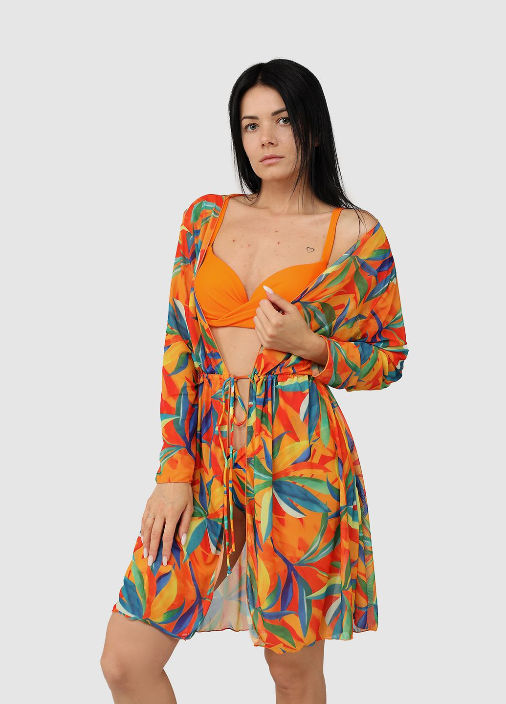 Туника женская цвет оранжевый ЦБ-00268389 No Brand (337467017)