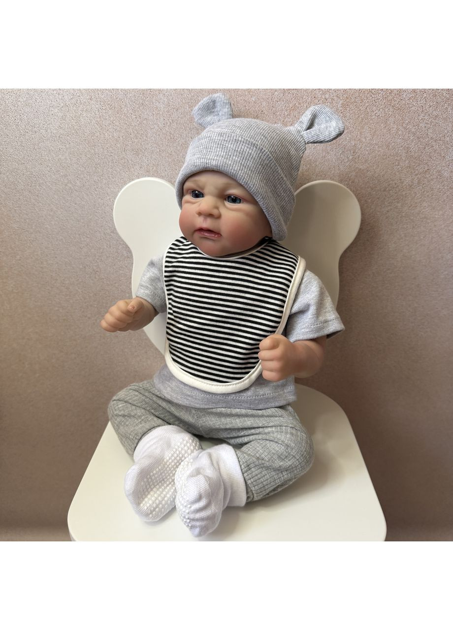 М’яконабивна лялька хлопчик 46 см реалістичний пупс Reborn (363264047)