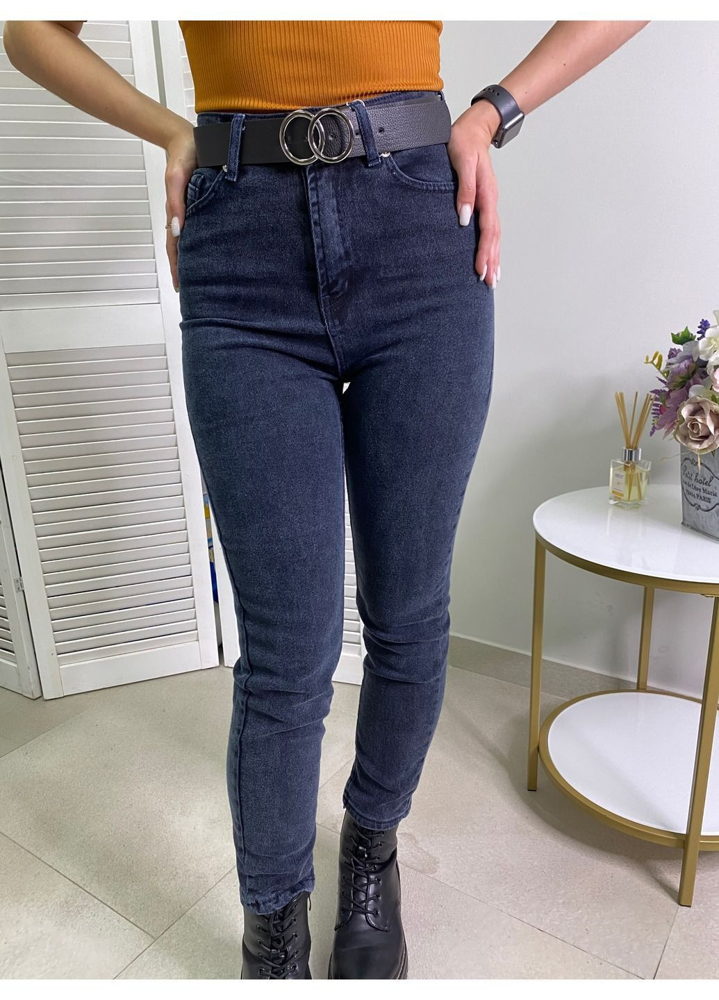 Джинсы мом slim mom slim PONZA PLUS DENIM - (369617181)
