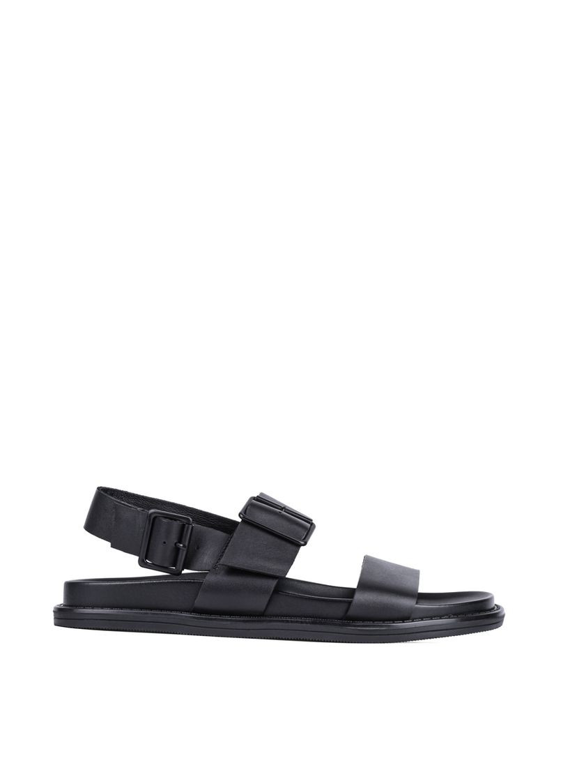 мужские сандалии 24701-1 черный кожа Miguel Miratez