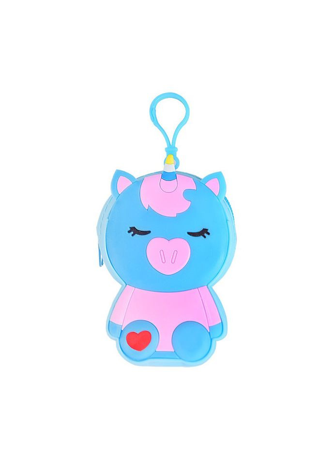 Дитячий гаманець-брелок "Єдиноріг" C44408, 8 х 11 х 3 см Синій Bambi (341849285)