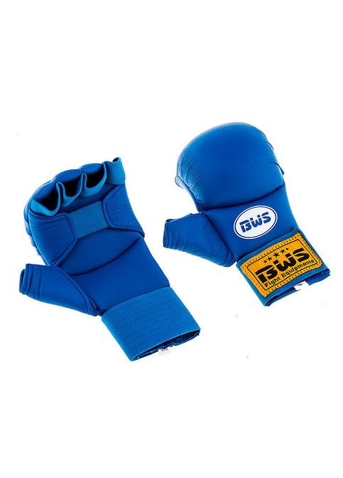 Рукавички для карате, накладки для карате, розмір, колір синій BWS (360890556)