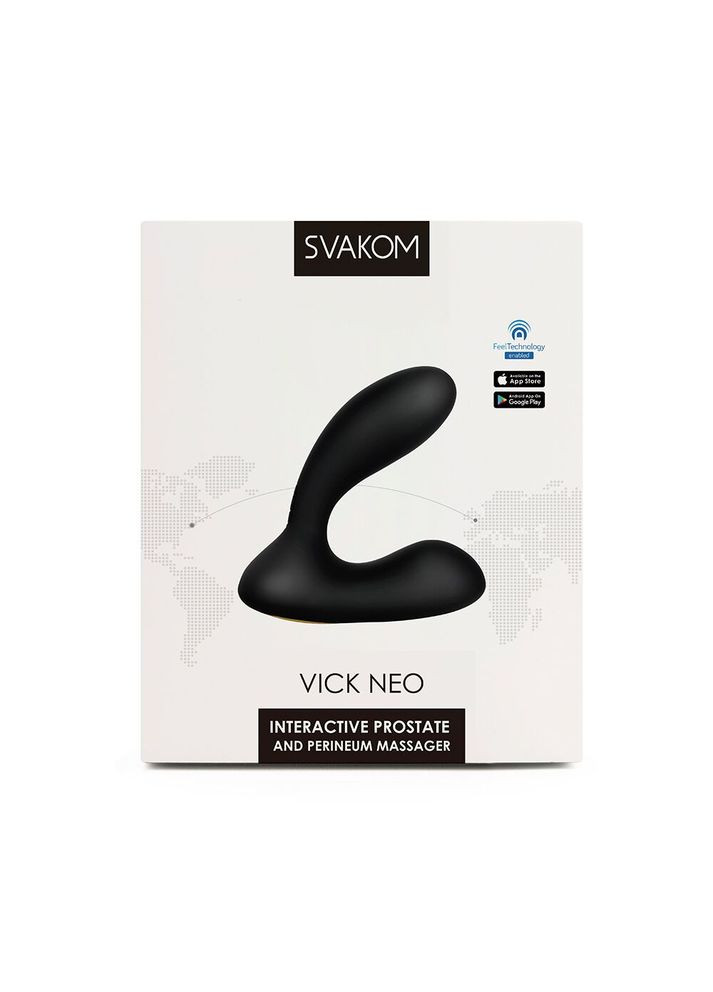 Интерактивный массажер простаты и вибратор точки G Vick Neo Svakom (369948013)