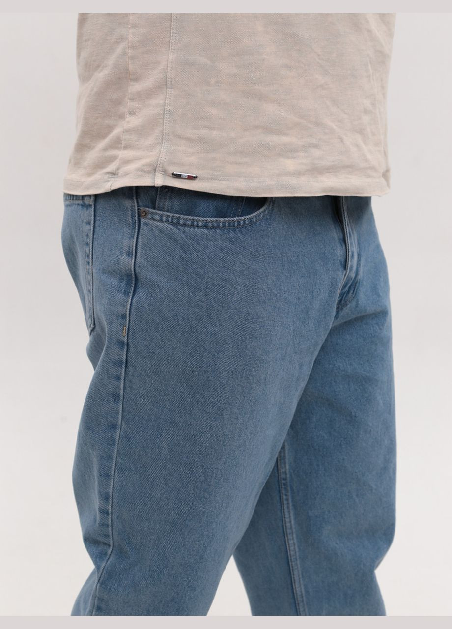 Джинси чоловічі блакитні МОМ із високою посадкою Mechanic MOM (327038619)