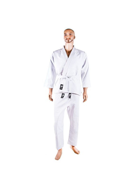 Кімоно дзюдо Combat, біле, 16 oz, 130 см. World Sport (362445057)