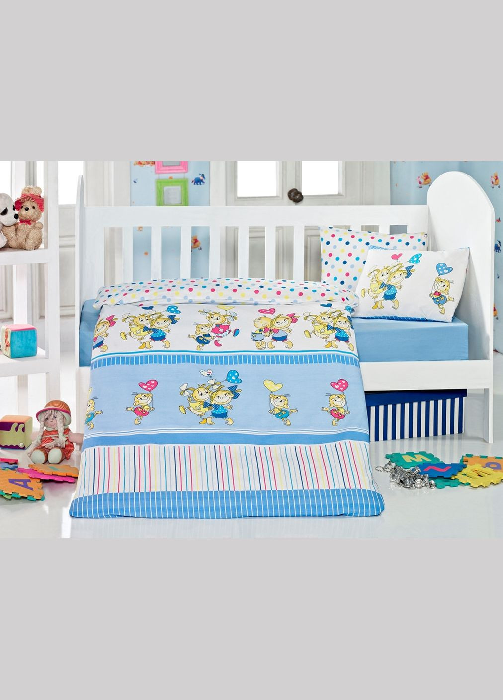 Детское постельное белье для младенцев Pitircik Mavi Eponj Home (275864104)