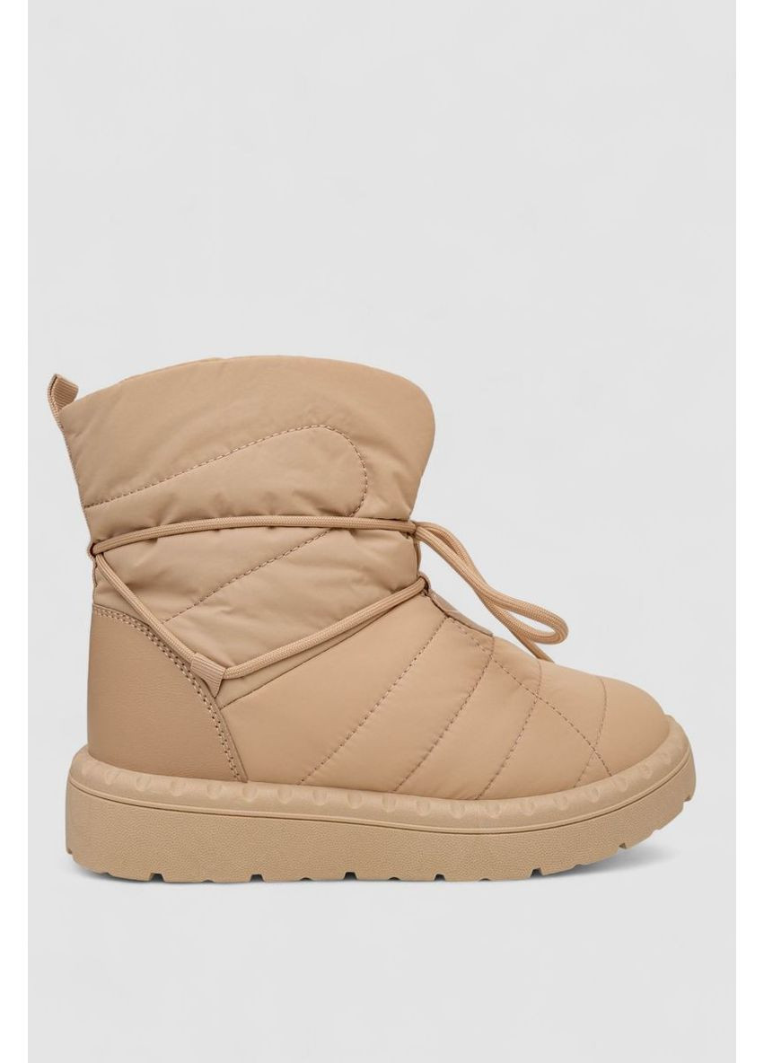 Бежеві дутики жіночі зимові на хутрі, колір бежевий, 248rfm100-5 Ager