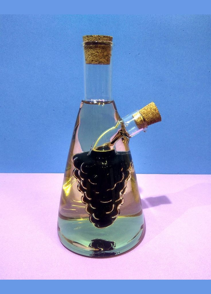 Ємність подвійна для масла оцту соєвого соусу соусник 2 в 1 з подвійними стінками виноград No Brand 1769 (329882437)