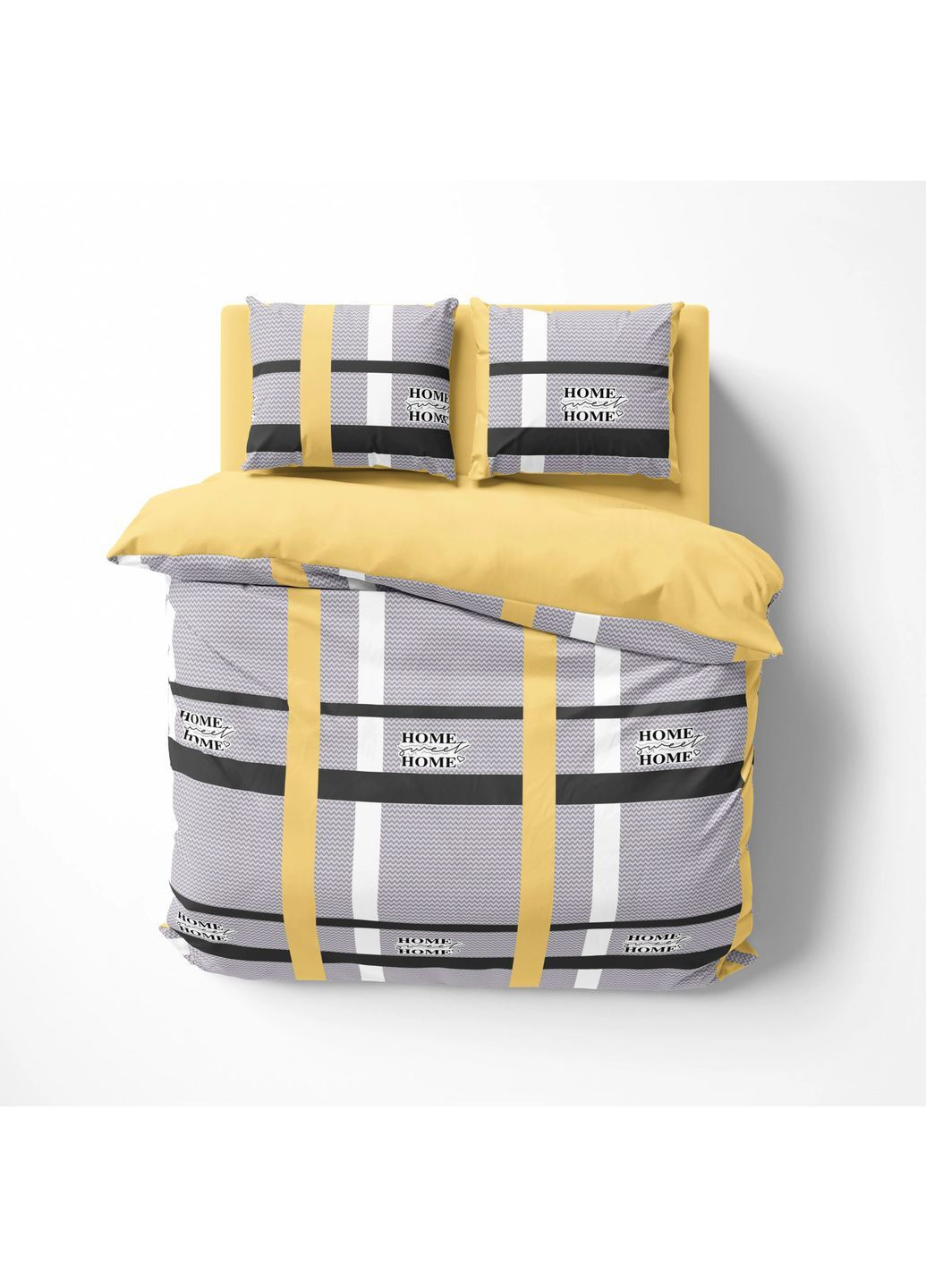 Двуспальный комплект постельного белья Бязь с наволочками 70*70 см, 115 гр/м2 Sunny Life Желтый (19510180215) ТЕП (365851649)