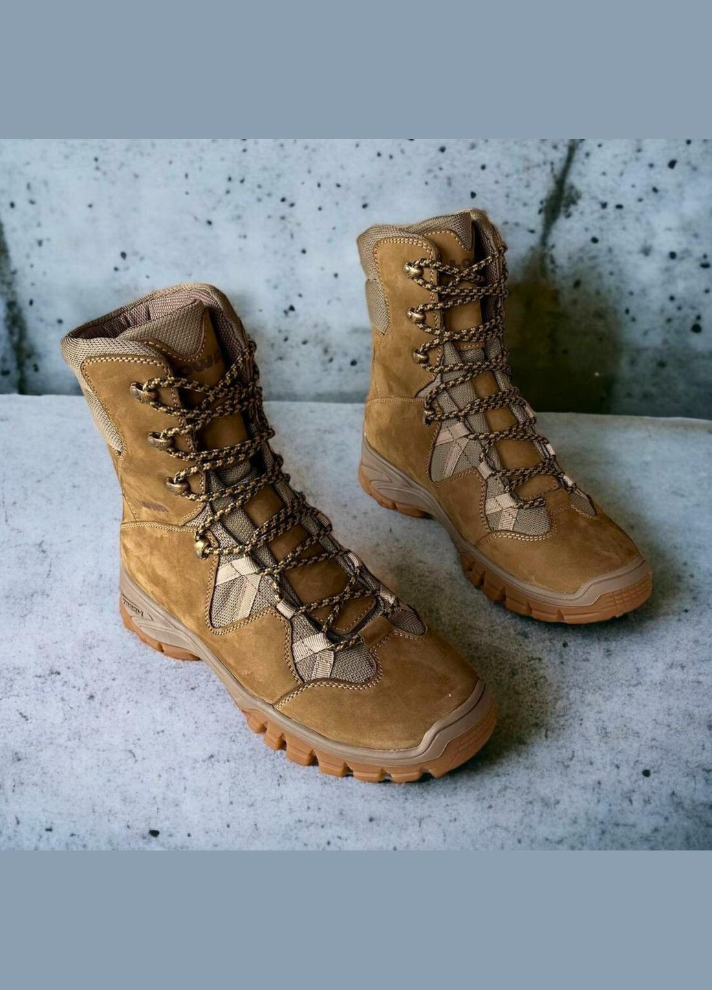 Мужские Тактические Зимние Берцы. 36-49р Койот. 100% Натуральная кожа! DSZM-1018 No Brand (301148087)
