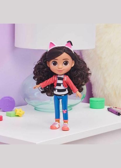 Кукла Габби 20см с аксессуарами и мягкими волосами, детская игрушка из мультсериала Кукольный домик Габби Spin Master (322777136)