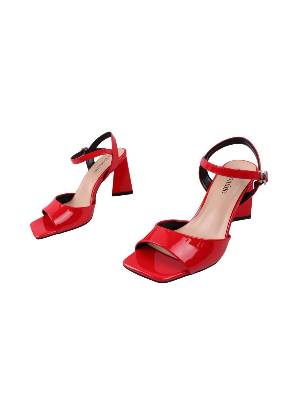 Красные босоножки женские красные на каблуке Gelsomino