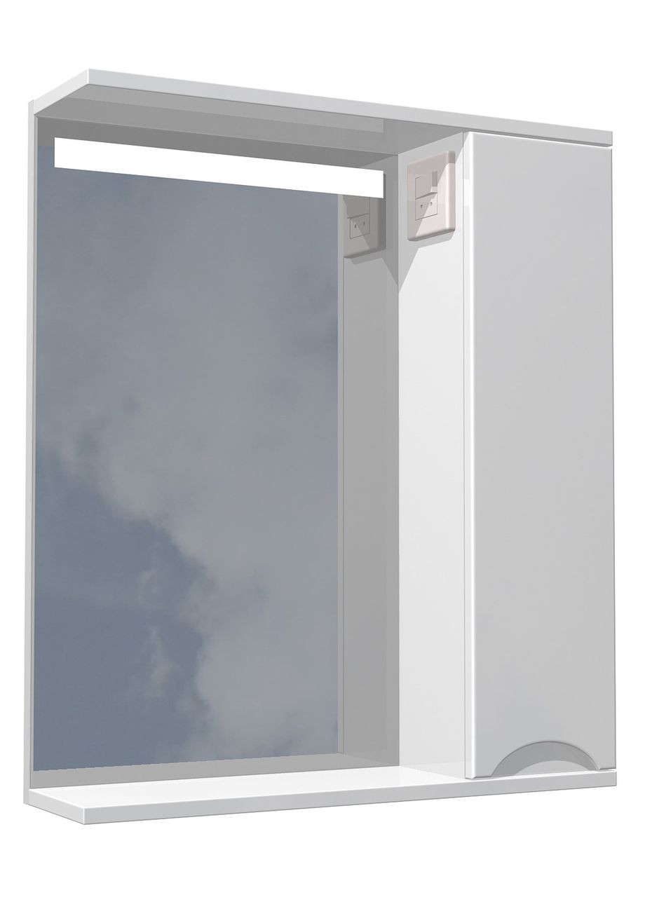 Шкаф с зеркалом в ванную комнату 60см с LED подсветкой AVT (329069259)