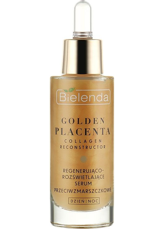 Відновлювальна й освітлювальна сироватка проти зморщок Golden Placenta Collagen Reconstructor 30g (1057684-65047) Bielenda (368664440)