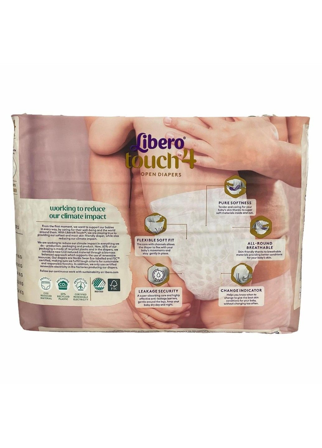 Підгузки Touch 4 (7-11 кг), 44 шт Libero (351856289)