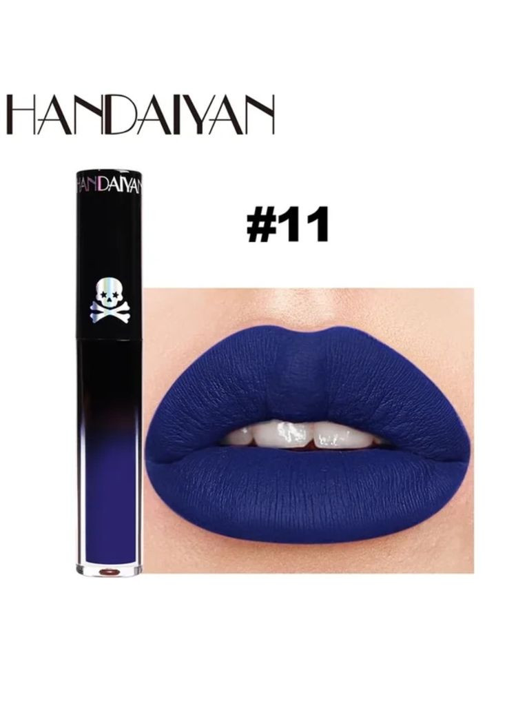 Губная помада Creature of the Night №11 синяя водостойкая матовая Handaiyan (302242747)