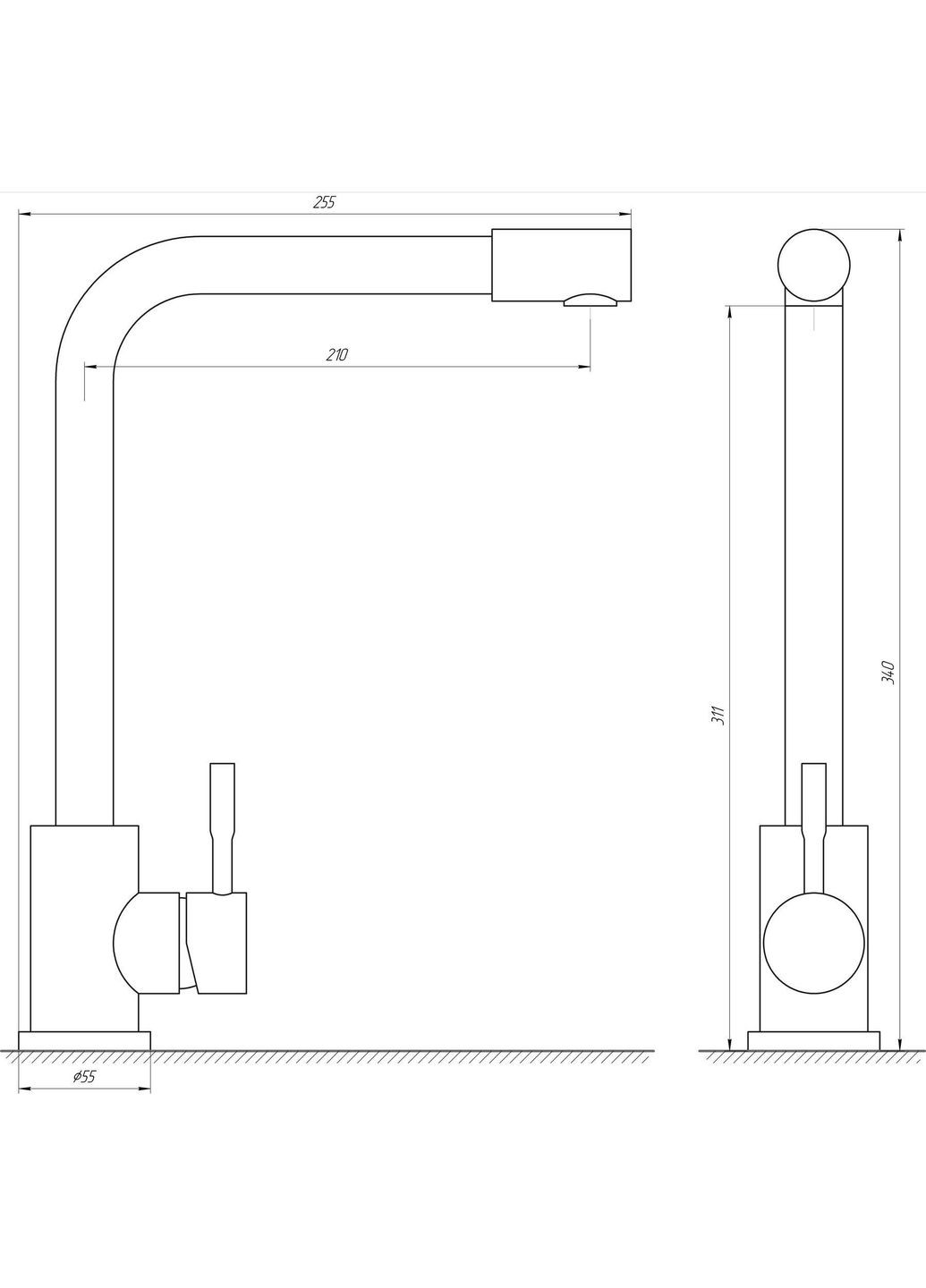 Смеситель для кухни ALPEN SUS-403 Globus Lux (335040496)
