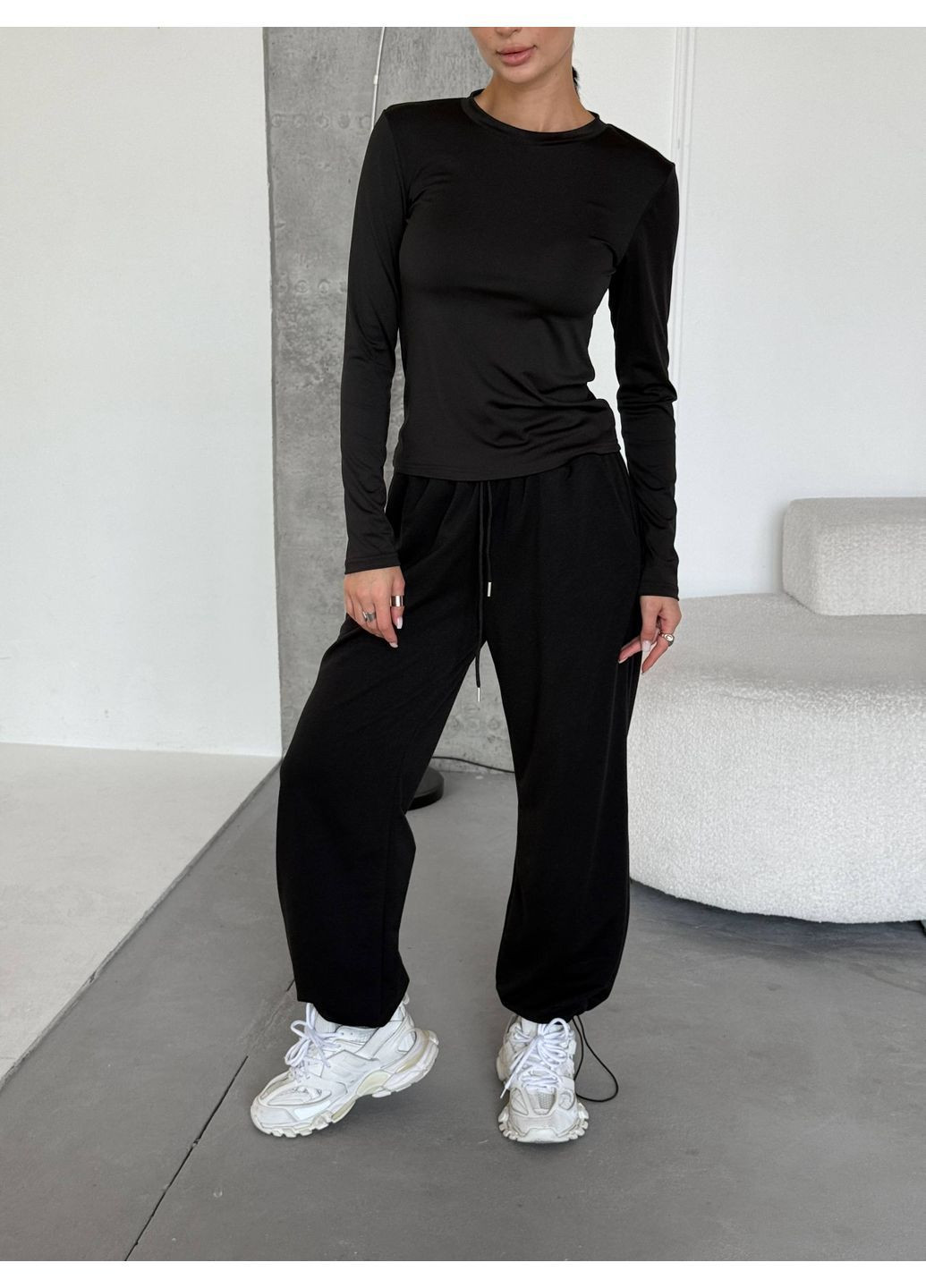 Удобный костюм с акцентной резинкой🔝 Luna (371641155)