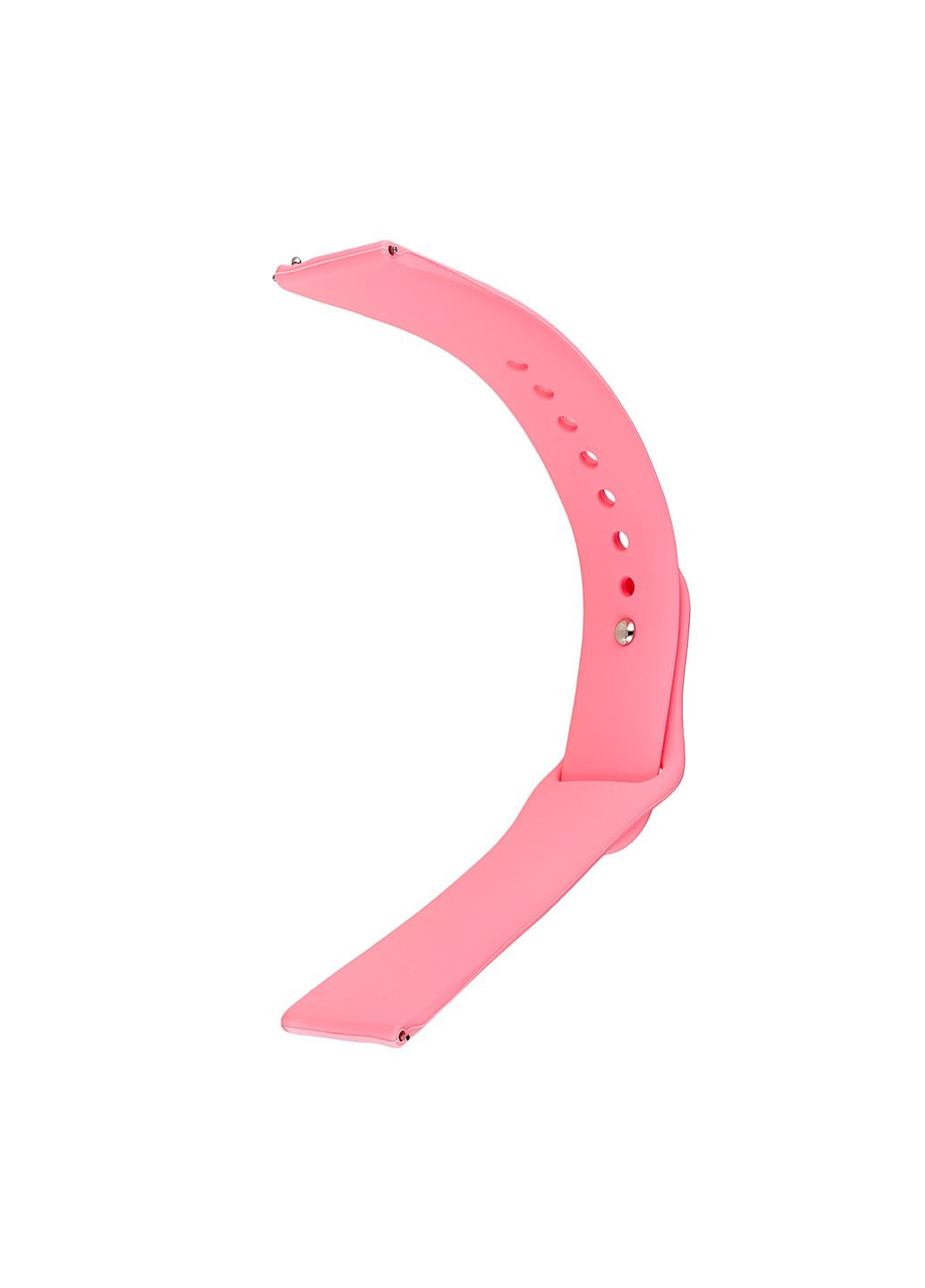 Ремінець Silicone 20 мм Watch Active/Galaxy S4 42 мм/Gear S2/Xiaomi Amazfit Bright Pink Smart Watch (297456846)