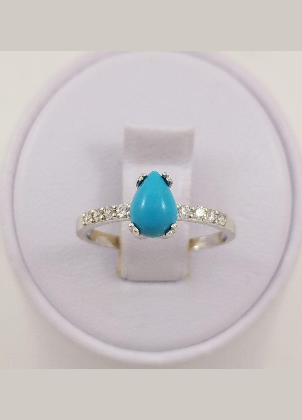 Каблучка срібна з бірюзою 1080-бр Shatlen Каблучка (346488838)