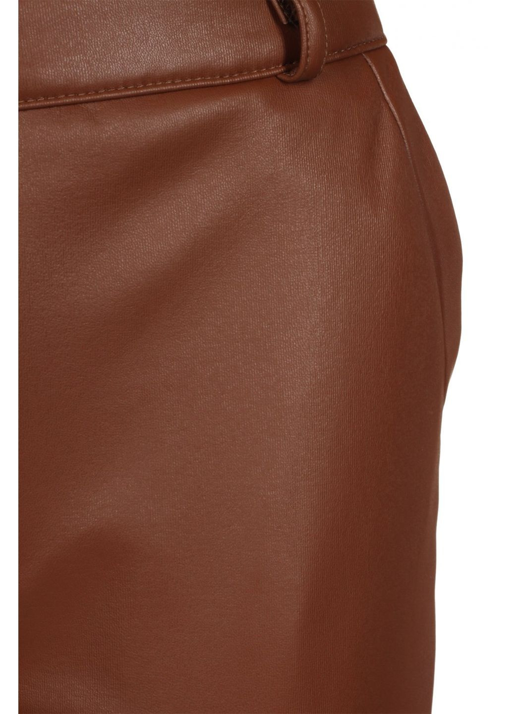 Жіночі коричневі брюки з екошкіри (ll171180017) LadyLike (371191319)
