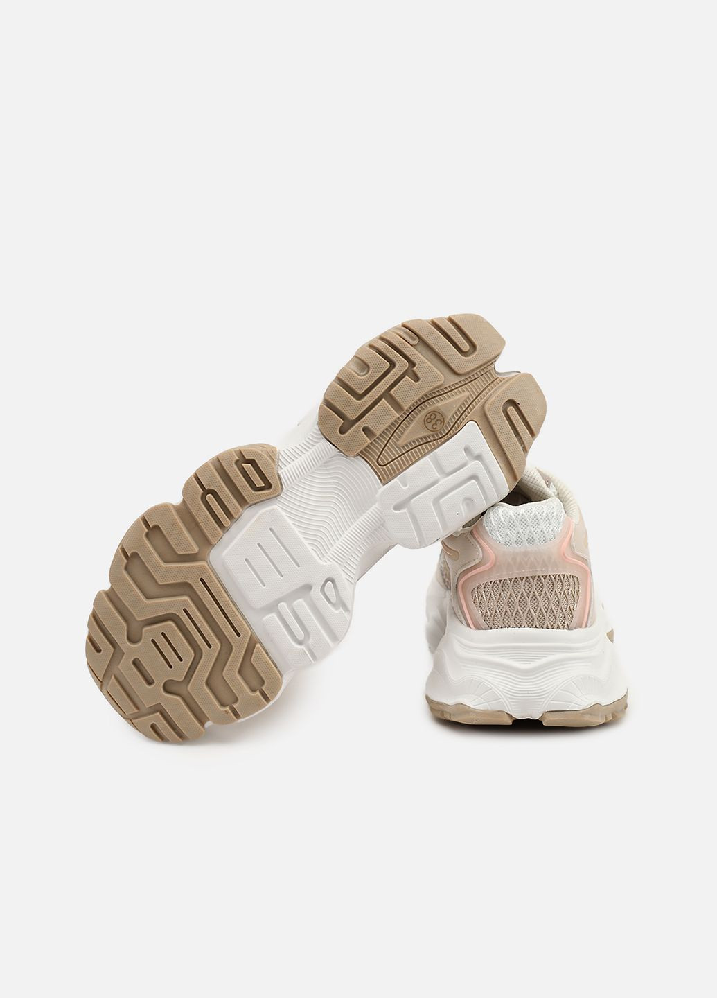 Кросівки на платформі жіночі колір бежевий ЦБ-00264094 Yuki бежеві демісезони (324950387)