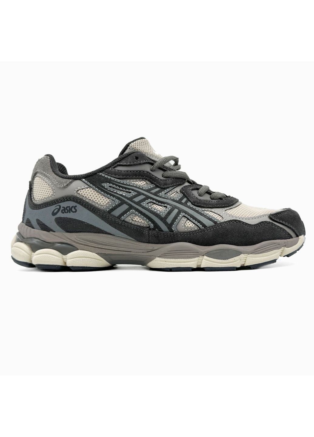 КРОССОВКИ ЖЕНСКИЕ ASICS GEL-NYC BEIGE / BROWN АСИКС ГЕЛЬ НЮК No Brand бежевые демисезоны (367175858)