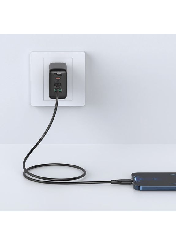 Кабель Type-C to iP 3A, 30W, TPE, TPE разъемы, (6974316280804) Acefast C3-01 (372678156)