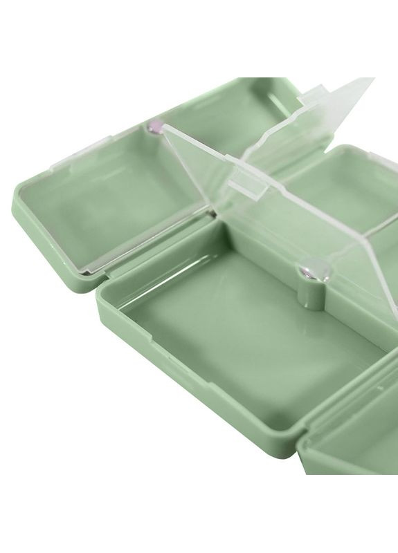 Таблетница-органайзер для таблеток FY-8829 на 7 отделений Mint Green Lesko (394185158)