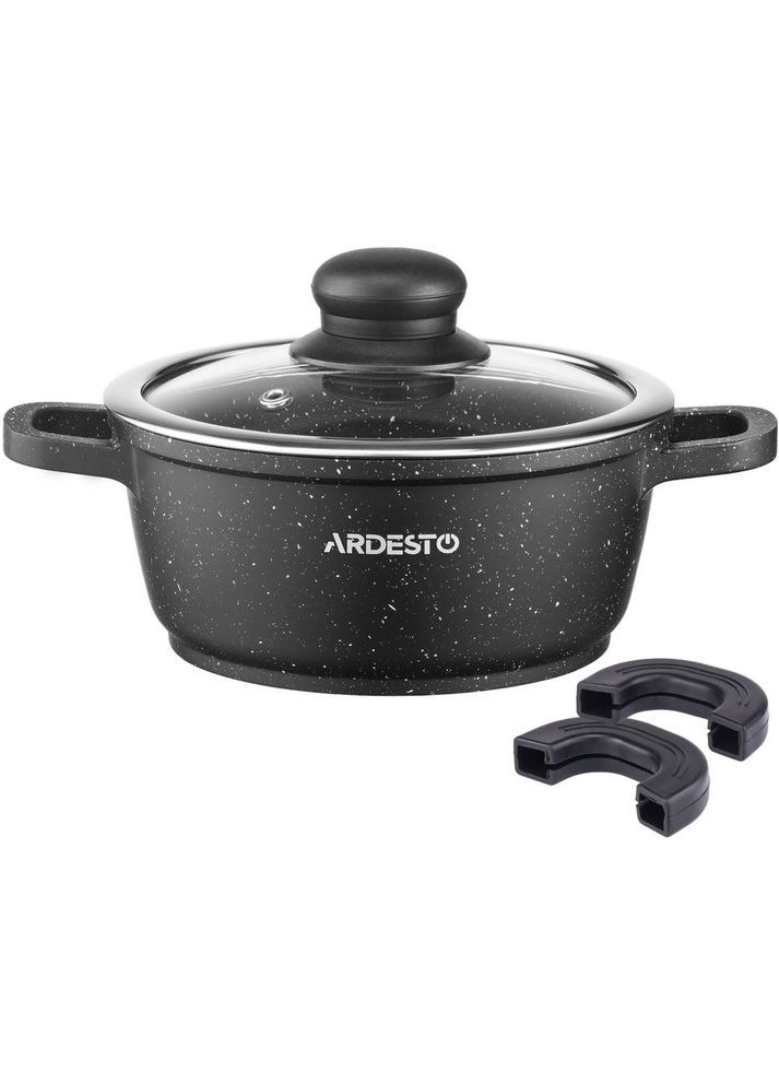 Кастрюля Gemini Anzio 1,2 л Black (AR2412GE) Ardesto (322913507)
