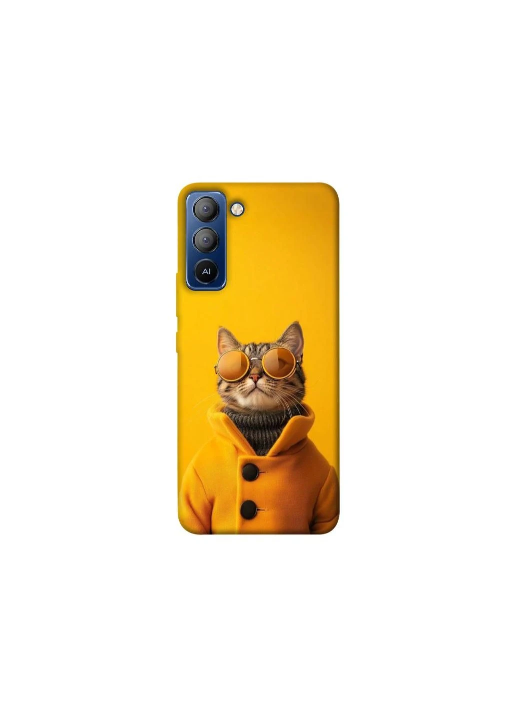 Чехол на TECNO Pop 5 LTE Yellow Glasses Frontalka (354207994)