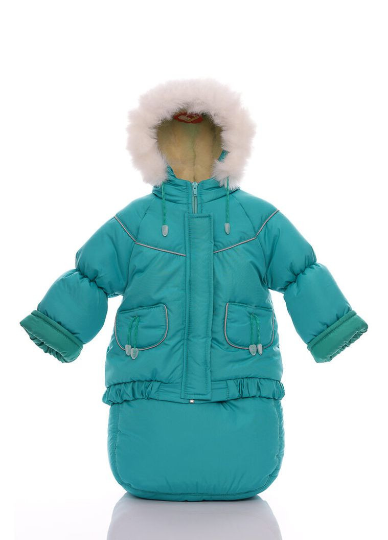 Комбинезон Конверт на меху Тройка морская волна 98 см (27551) BABYKROHA (315424064)