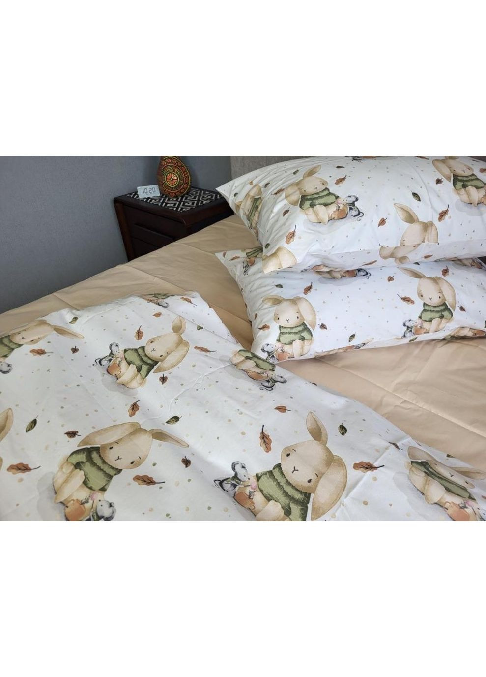 Постільна білизна Малята, ранфорс Евро розмір, наволочки 70/70 No Brand (364220141)