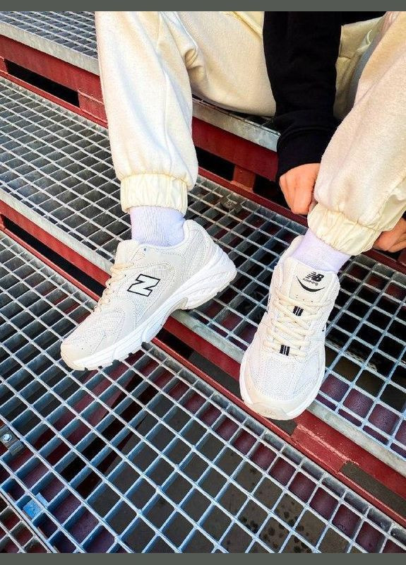 Кроссовки женские New Balance 530 Ivory MR530SH No Brand белые демисезоны (362206582)