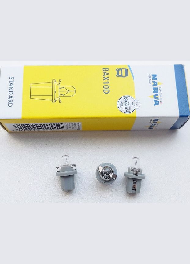 Лампа 1,2W 24V BAX10d с патроном ( ) 17039 Narva (368799394)