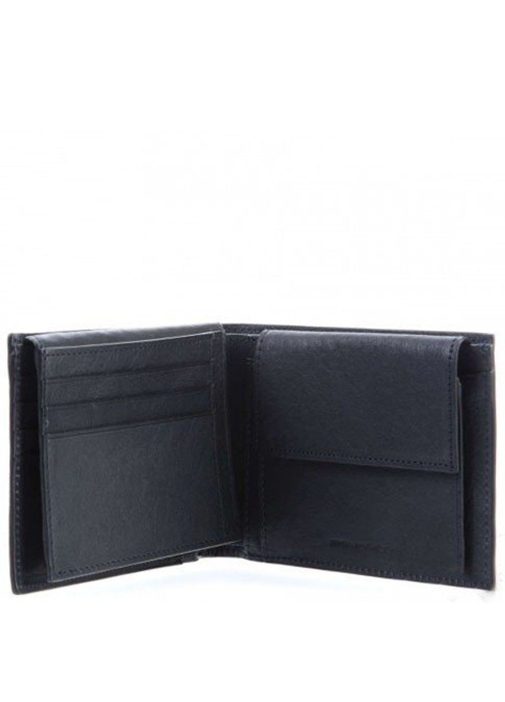 Синее кожаное мужское портмоне Black Square (PU1392B3R_BLU) Piquadro (341317146)