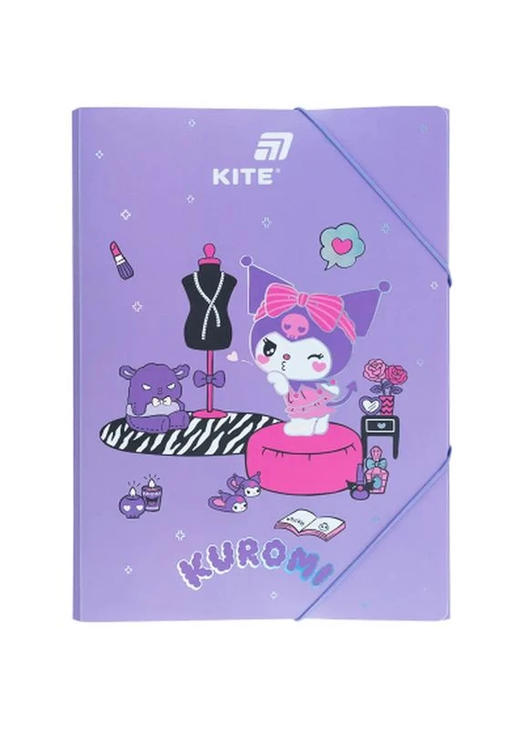 Папка на резинках A4 Kuromi (HK25-247-1) Kite (398998373)