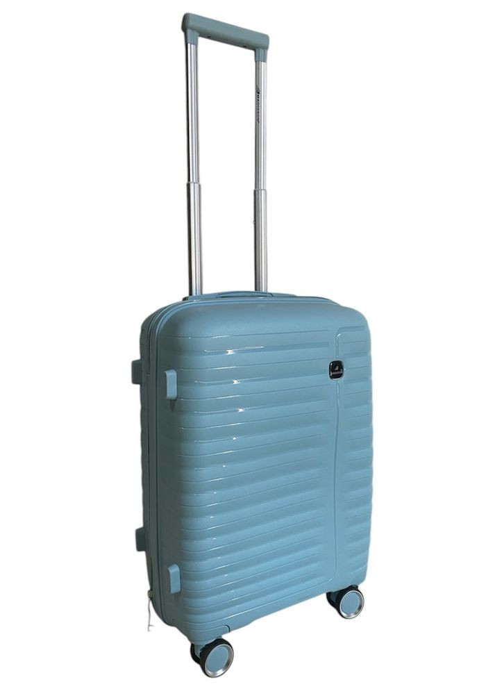 Чемодан малый для ручной клади Madisson 51203 полипропилен S Голубой Snowball (327792582)