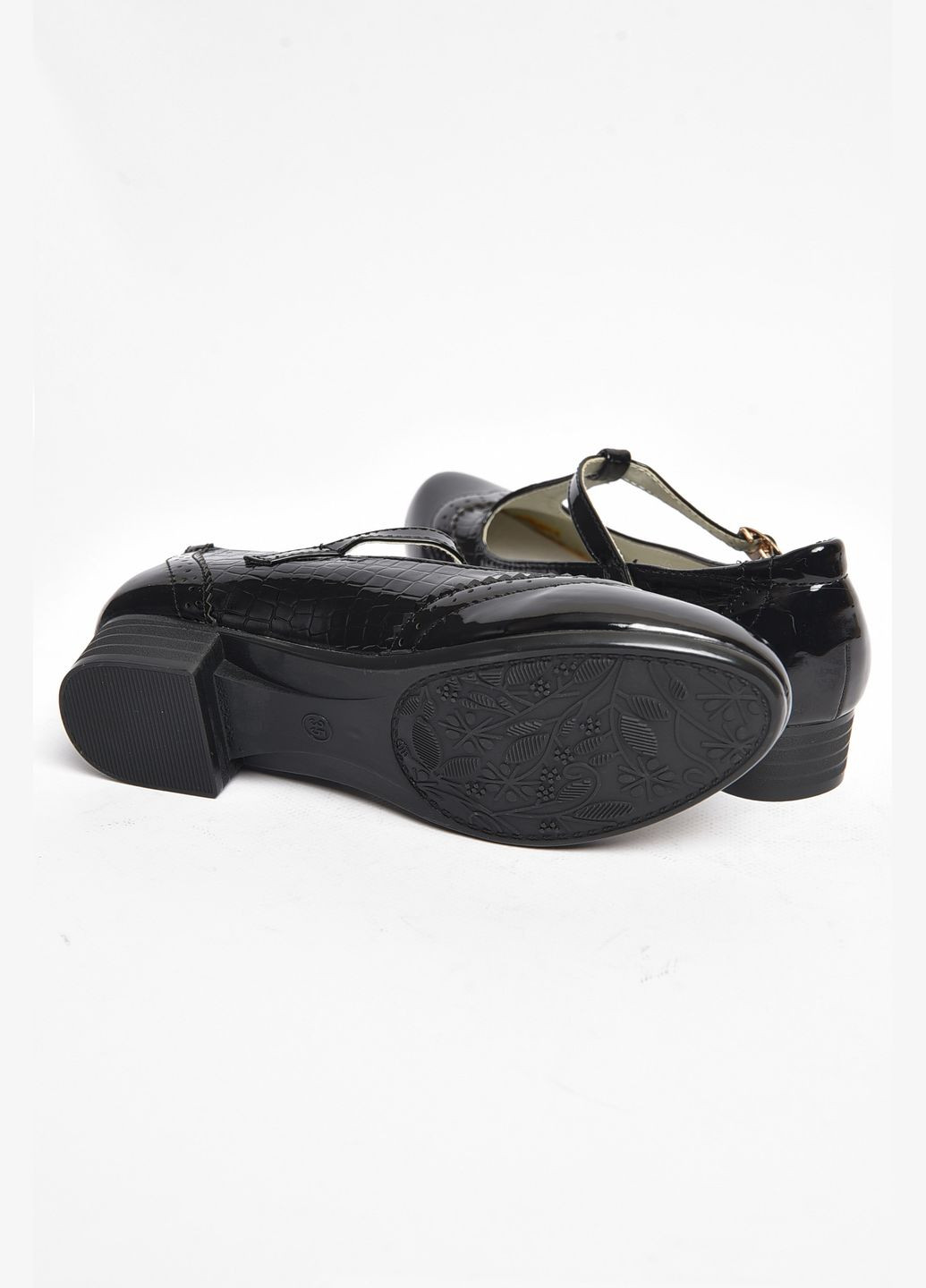 Туфлі для дівчинки чорного кольору Let's Shop (289456903)
