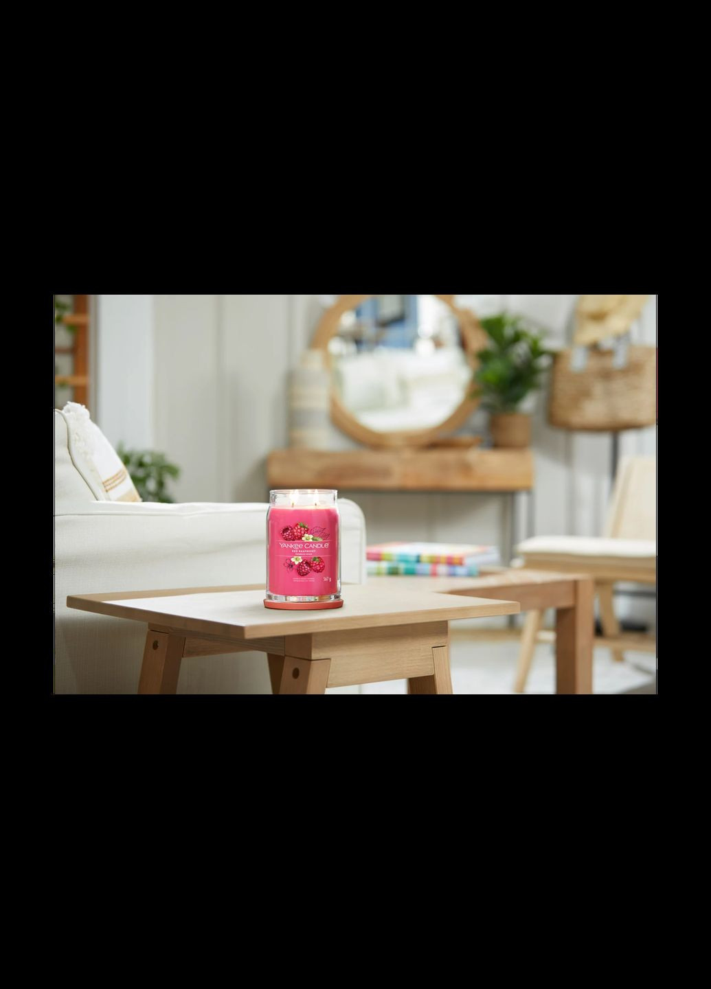 Ароматическая свеча Red Raspberry Large Yankee Candle (336211390)